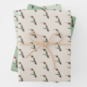 Ruby-throated Hummingbird Geschenkpapier Set (Beispiel)