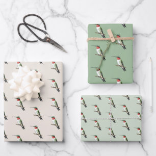 Ruby-throated Hummingbird Geschenkpapier Set