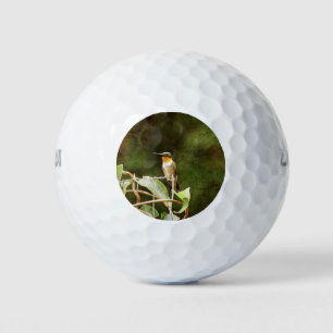 Ruby Throated Hummingbird Golfball