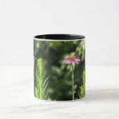 Ruby-Throated Hummingbird "In Blume" Tasse (Zentrum)