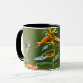 Ruby-Throated Hummingbird "in Cuphea" Tasse (Vorderseite Links)