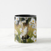 Ruby-Throated Hummingbird "in Daisys" Tasse (Zentrum)