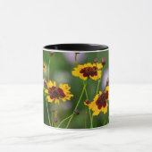 Ruby-Throated Hummingbird "in Plains Coreopsis" Tasse (Zentrum)