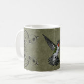 Ruby Throated Hummingbird Kaffeetasse (Vorderseite Links)