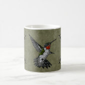 Ruby Throated Hummingbird Kaffeetasse (Mittel)