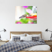 Ruby-Throated Hummingbird Leinwanddruck (Insitu (Schlafzimmer))
