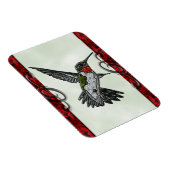 Ruby Throated Hummingbird Magnet (Rechte Seite)