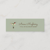 Ruby-throated Hummingbird Mini Visitenkarte (Vorderseite)