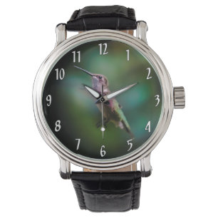 Ruby-throated Hummingbird - Original Foto Armbanduhr