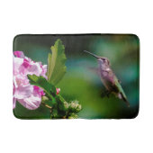 Ruby-throated Hummingbird - Original Foto Badematte (Vorderseite)