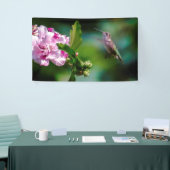 Ruby-throated Hummingbird - Original Foto Banner (Messeveranstaltung)