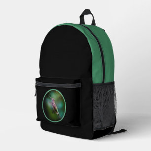 Ruby-throated Hummingbird - Original Foto Bedruckter Rucksack