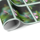 Ruby-throated Hummingbird - Original Foto Geschenkpapier (Rolleneckpunkt)