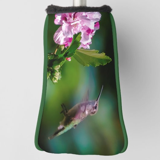 Ruby-throated Hummingbird - Original Foto Golf Headcover (Rotieren 90)