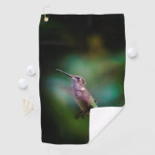 Ruby-throated Hummingbird - Original Foto Golfhandtuch (Insitu)