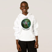 Ruby-throated Hummingbird - Original Foto Hoodie (Vorne ganz)