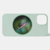 Ruby-throated Hummingbird - Original Foto iPhone Hülle (Rückseite (Horizontal))