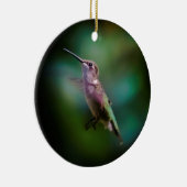 Ruby-throated Hummingbird - Original Foto Keramik Ornament (Rechts)