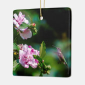 Ruby-throated Hummingbird - Original Foto Keramikornament (Links)
