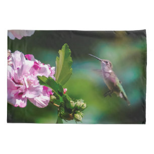 Ruby-throated Hummingbird - Original Foto Kissenbezug