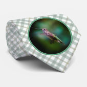 Ruby-throated Hummingbird - Original Foto Krawatte (Gerollt)