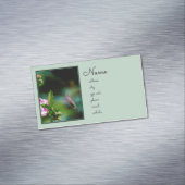 Ruby-throated Hummingbird - Original Foto Magnetische Visitenkarte (Beispiel)