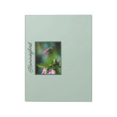 Ruby-throated Hummingbird - Original Foto Notizblock (Rotiert)
