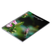 Ruby-throated Hummingbird - Original Foto Notizblock (Linke Seite)