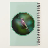 Ruby-throated Hummingbird - Original Foto Planer (Rückseite)
