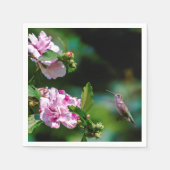 Ruby-throated Hummingbird - Original Foto Serviette (Vorderseite)