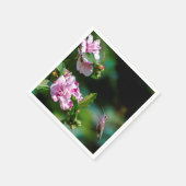 Ruby-throated Hummingbird - Original Foto Serviette (Ecke)