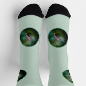 Ruby-throated Hummingbird - Original Foto Socken (Oben)