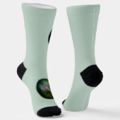 Ruby-throated Hummingbird - Original Foto Socken (Gewinkelt)