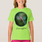 Ruby-throated Hummingbird - Original Foto T-Shirt (Vorderseite)