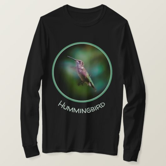 Ruby-throated Hummingbird - Original Foto T-Shirt (Design vorne)