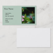 Ruby-throated Hummingbird - Original Foto Visitenkarte (Vorne/Hinten)