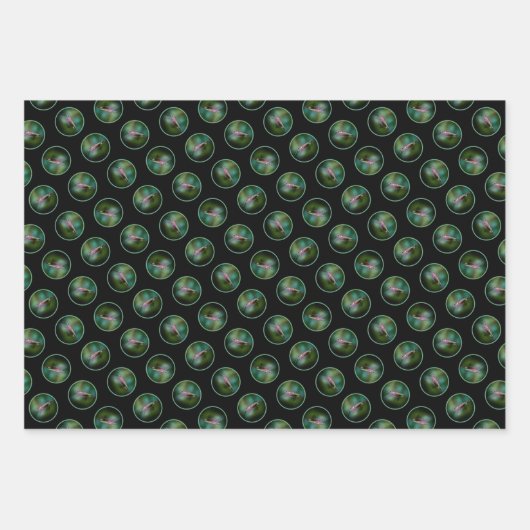 Ruby-throated Hummingbird Original Fotograf Geschenkpapier Set (Vorderseite 3)