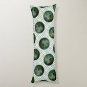 Ruby-throated Hummingbird Original Fotograf Seitenschläferkissen (Rückseite (Vertikal))