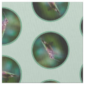 Ruby-throated Hummingbird Original Fotograf Stoff (Nahaufnahme)