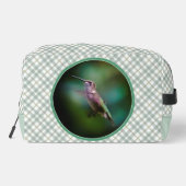 Ruby-throated Hummingbird Original Fotograf Waschbeutel (Rückseite)