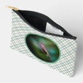 Ruby-throated Hummingbird Original Fotograf Zubehörtasche (Offen)