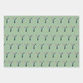 Ruby-throated Hummingbird Pattern Geschenkpapier Set (Vorderseite 2)
