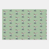 Ruby-throated Hummingbird Pattern Geschenkpapier Set (Vorderseite 2)