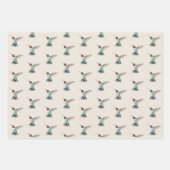 Ruby-throated Hummingbird Pattern Geschenkpapier Set (Vorderseite)