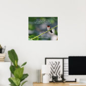 Ruby-throated Hummingbird Poster (Heimbüro)