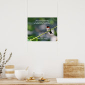 Ruby-throated Hummingbird Poster (Küche)