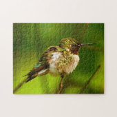Ruby Throated Hummingbird Puzzle (Horizontal)