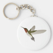 Ruby Throated Hummingbird Schlüsselanhänger (Vorne)