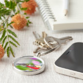 Ruby-Throated Hummingbird Schlüsselkette #0624 Schlüsselanhänger (Seite)