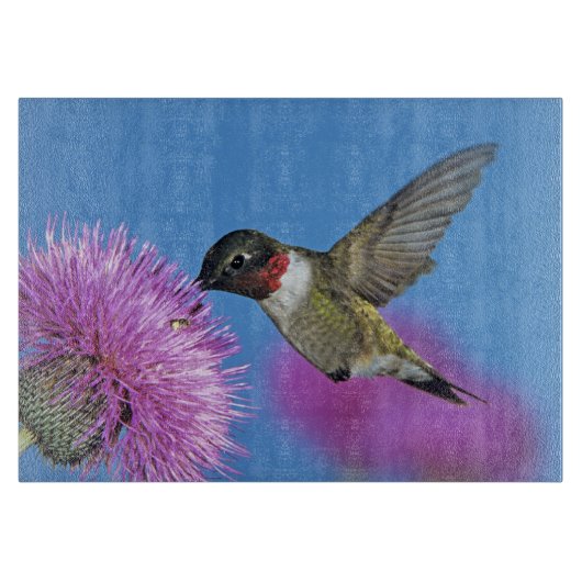 Ruby-throated Hummingbird Schneidebrett (Vorderseite)
